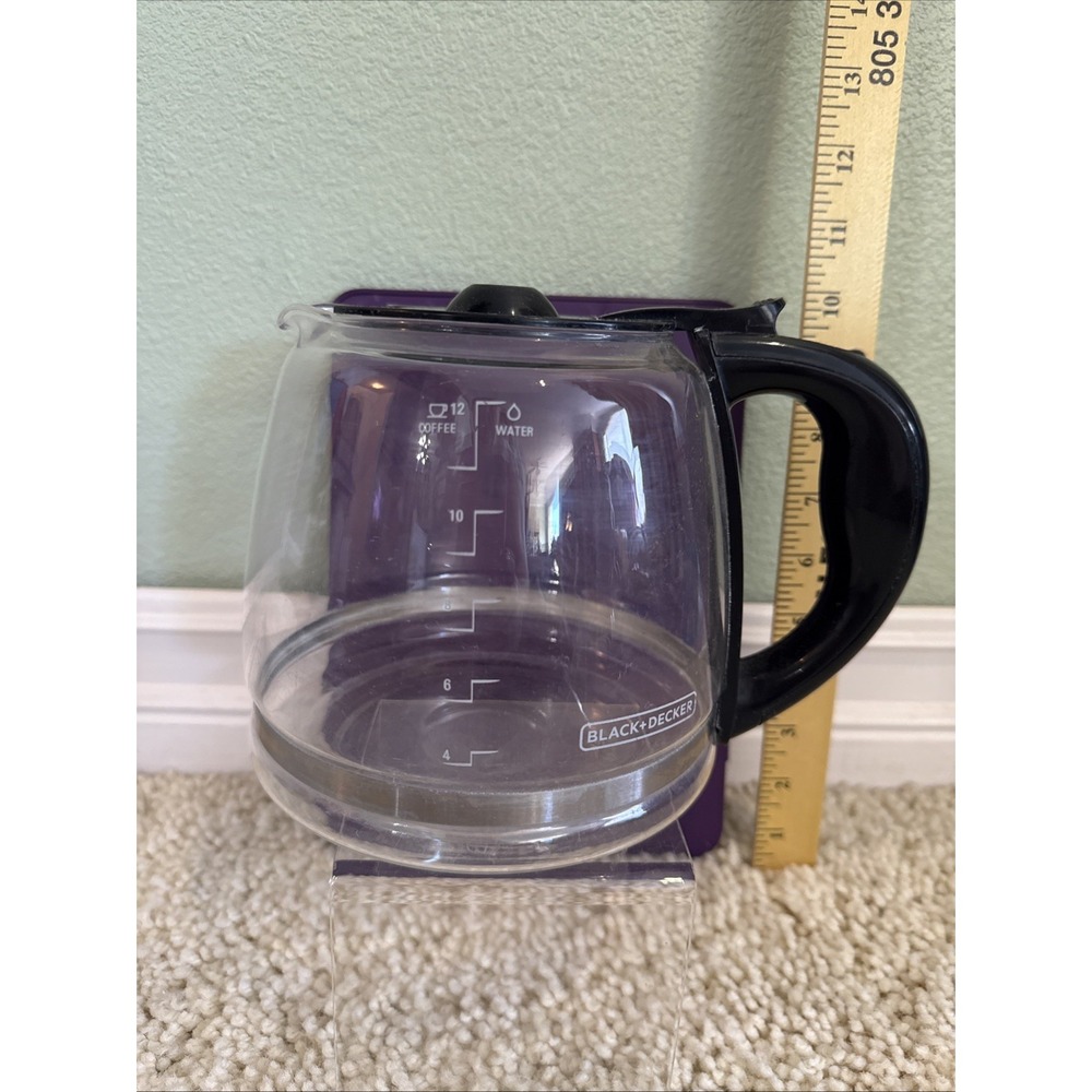 12 Cup BLACK and DECKER Glass Coffee Pot Carafe Replacement